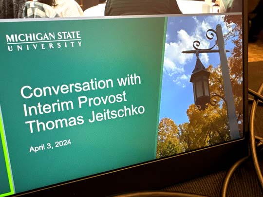 MSU Provost Conversation Screen Cheeney Media