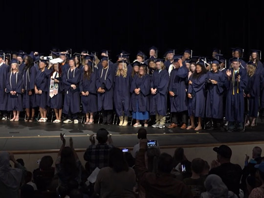 Students GLLA High School Graduation 2024